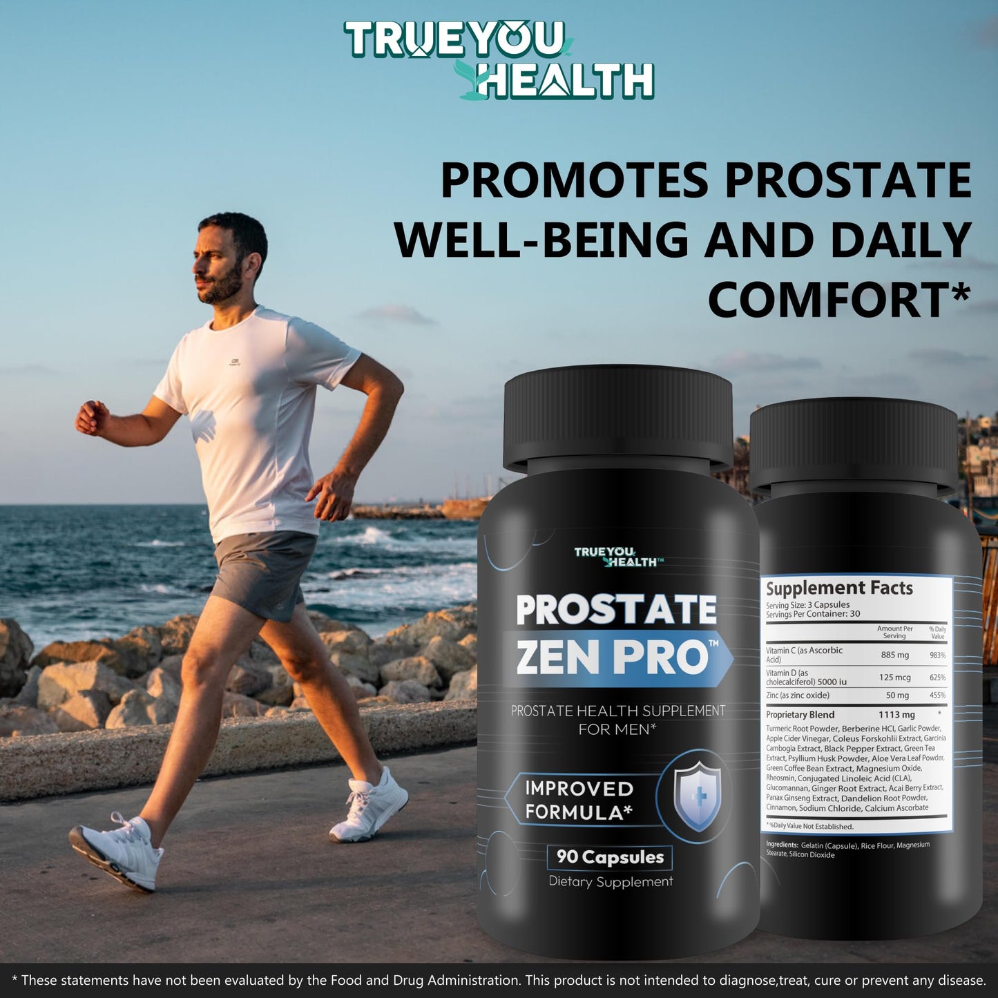 Prostate Zen Pro - Improved Formula - Our Best Prostate Health Supplement for Men - Our Best Prostate Support Supplement for Men’s Health - Natural Prostate Genix ProstaZen True You HealthBuy Supplements Australia