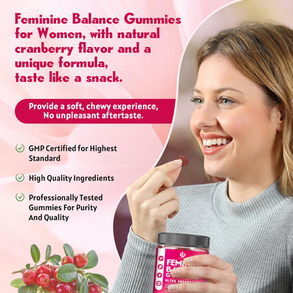 JIANKYTZ (2 Pack) Sugar Free Premium Feminine Balance Gummies for Women - Vaginal Health, Antioxidant, Digestive Health, PH Balance Support, Vaginal Probiotics for Women Gummies, Max Absorption JIANKYTZBuy Supplements Australia