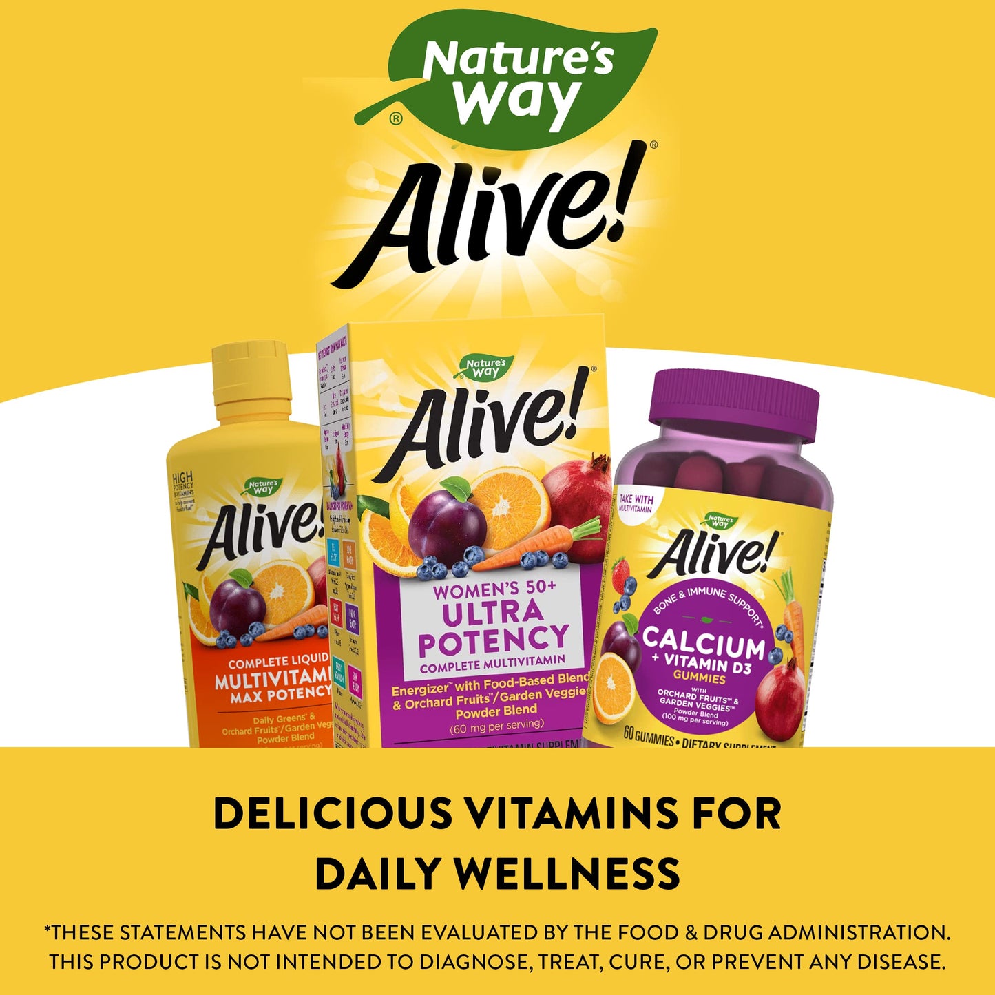 Nature’s Way Alive! Women’s 50+ Ultra Potency Complete Multivitamin Nature's WayBuy Supplements Australia