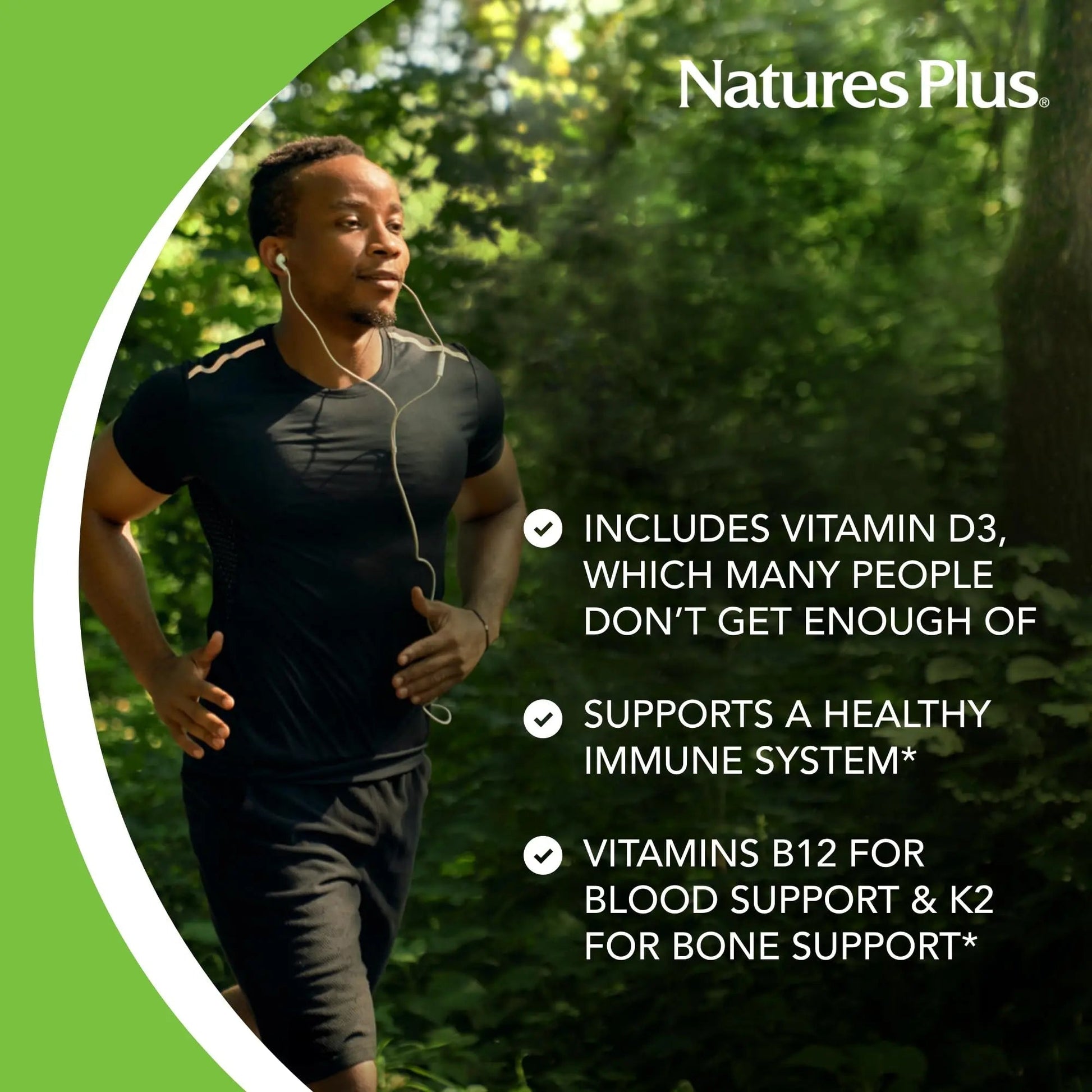 NaturesPlus Source of Life Gold Multivitamin - 180 Tablets - with Vitamins D3 & B12 - Blood, Bone & Immune Support NaturesPlus