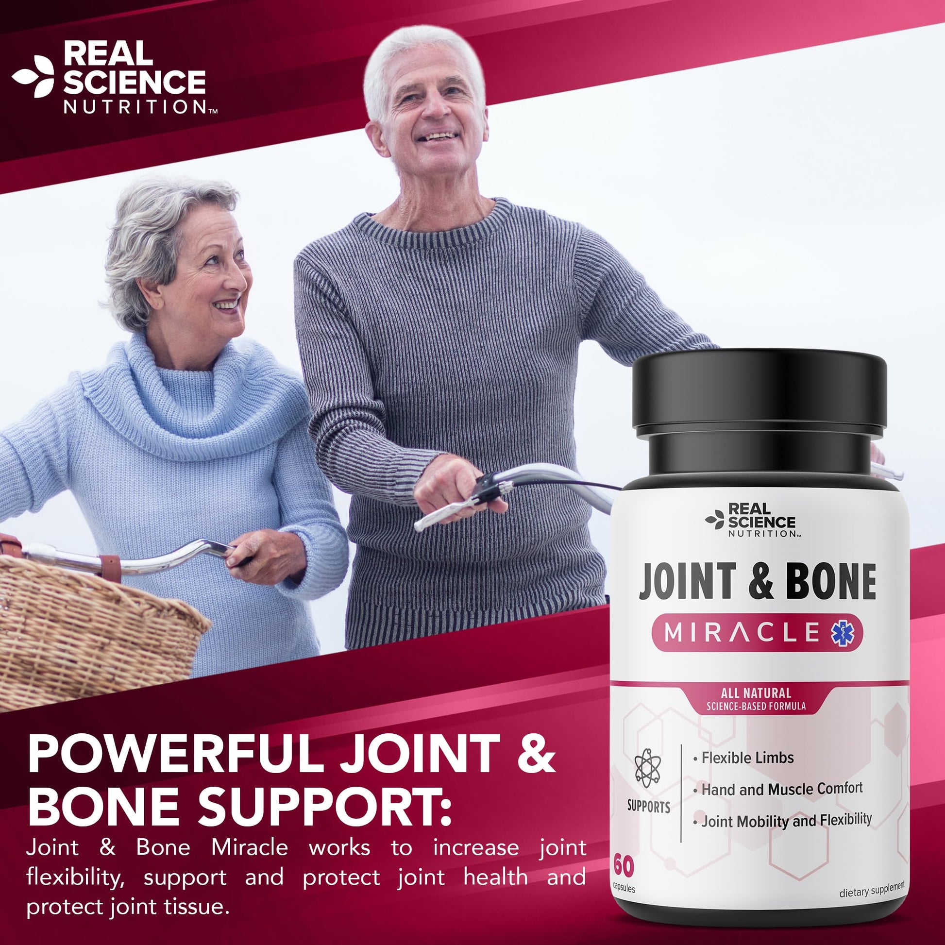 Real Science Nutrition Offers Joint & Bone Miracle for Enhanced Joint Mobility and Alleviating Muscle Discomfort Real Science NutritionBuy Supplements Australia