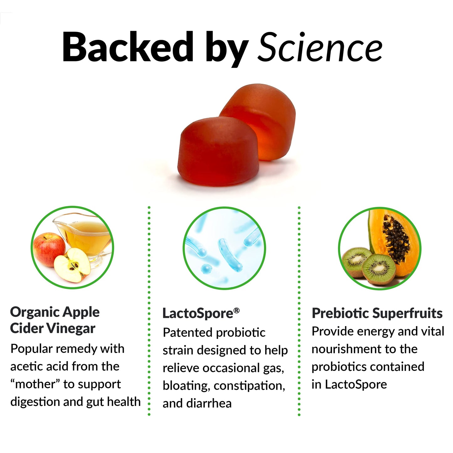 Force Factor ProbioSlim Apple Cider Vinegar Gummies with Organic, LactoSpore & Nature' Force FactorBuy Supplements Australia