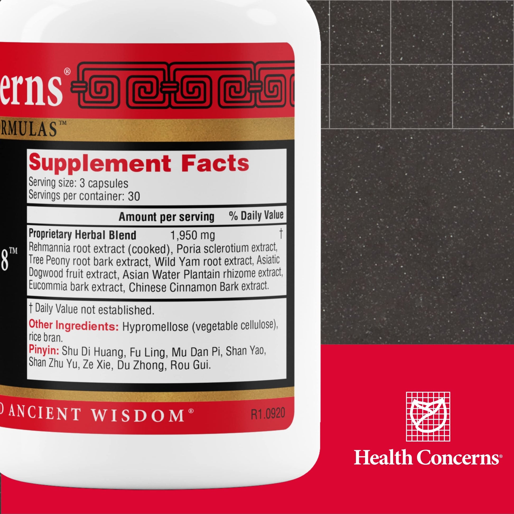 Health Concerns Rehmannia 8 - Back Discomfort & Urinary Tract Health for Women & Men Health ConcernsBuy Supplements Australia