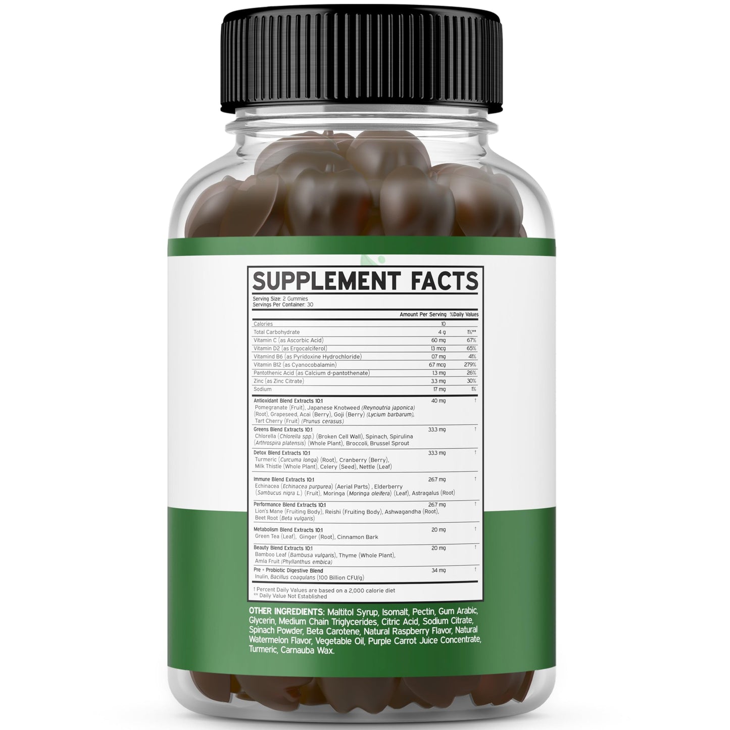 Fruit and Veggies Supplement (120 Gummies) - Premium Sugar-Free Superfood Super Green & Fruit Gummies for Adults - Immunity Support for Men & Women - Non GMO, Vegan Safe & Made in USA DORADO NUTRITIONBuy Supplements Australia