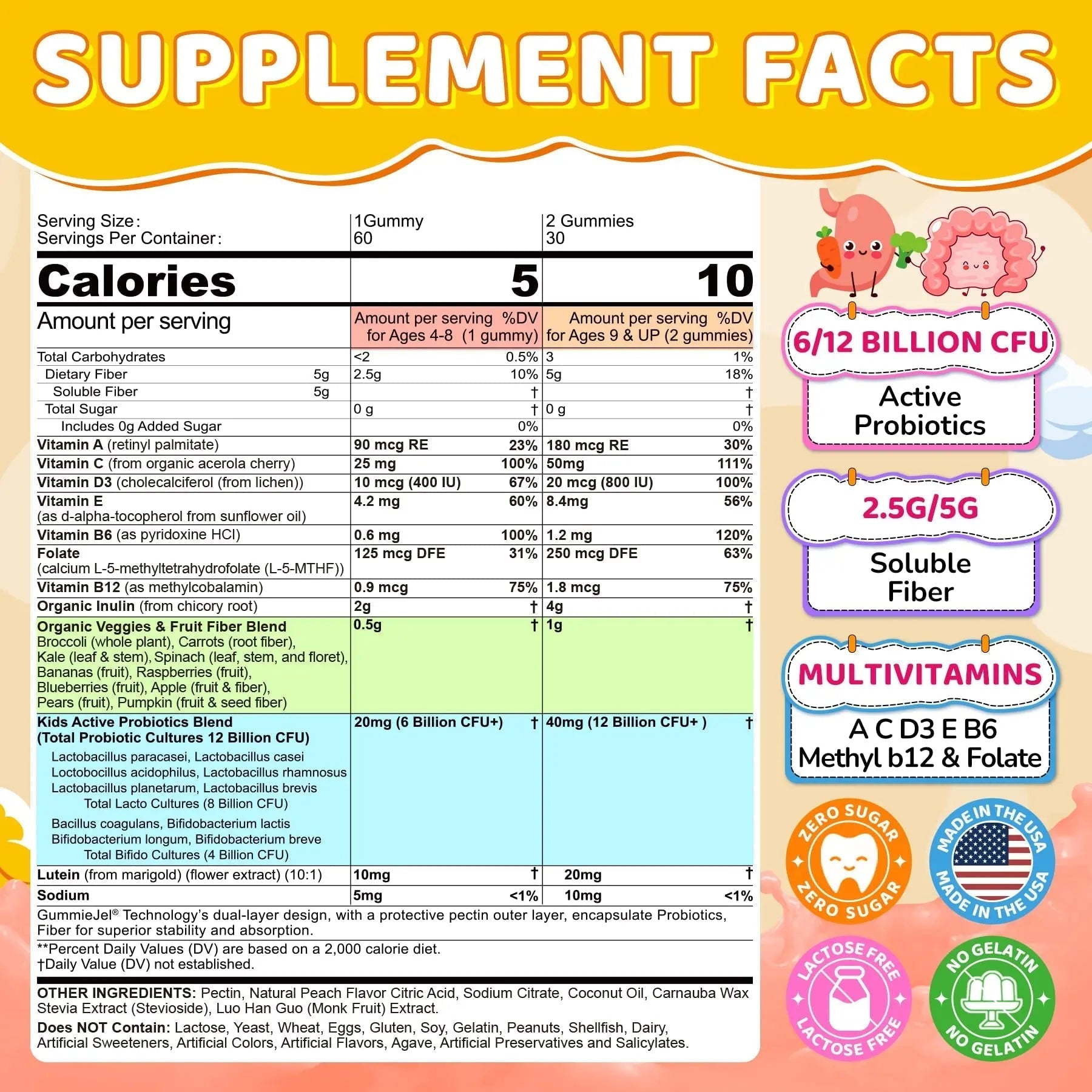 NEVISS Multivitamin for Men & Probiotics for Kids Teen + Veggie & Fruit Fiber Gummies NEVISSBuy Supplements Australia