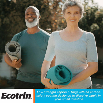 Ecotrin Low Strength Safety Coated Aspirin, NSAID 81mg, 45 count EcotrinBuy Supplements Australia