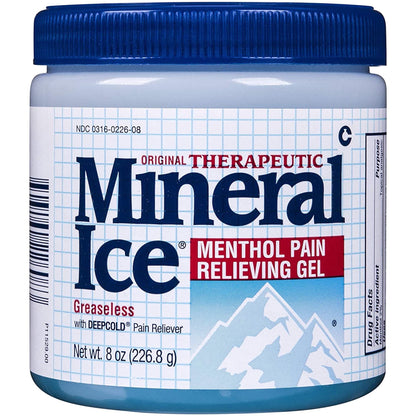Mineral Ice Pain Relieving Gel - 8 oz, Pack of 4 Mineral IceBuy Supplements Australia