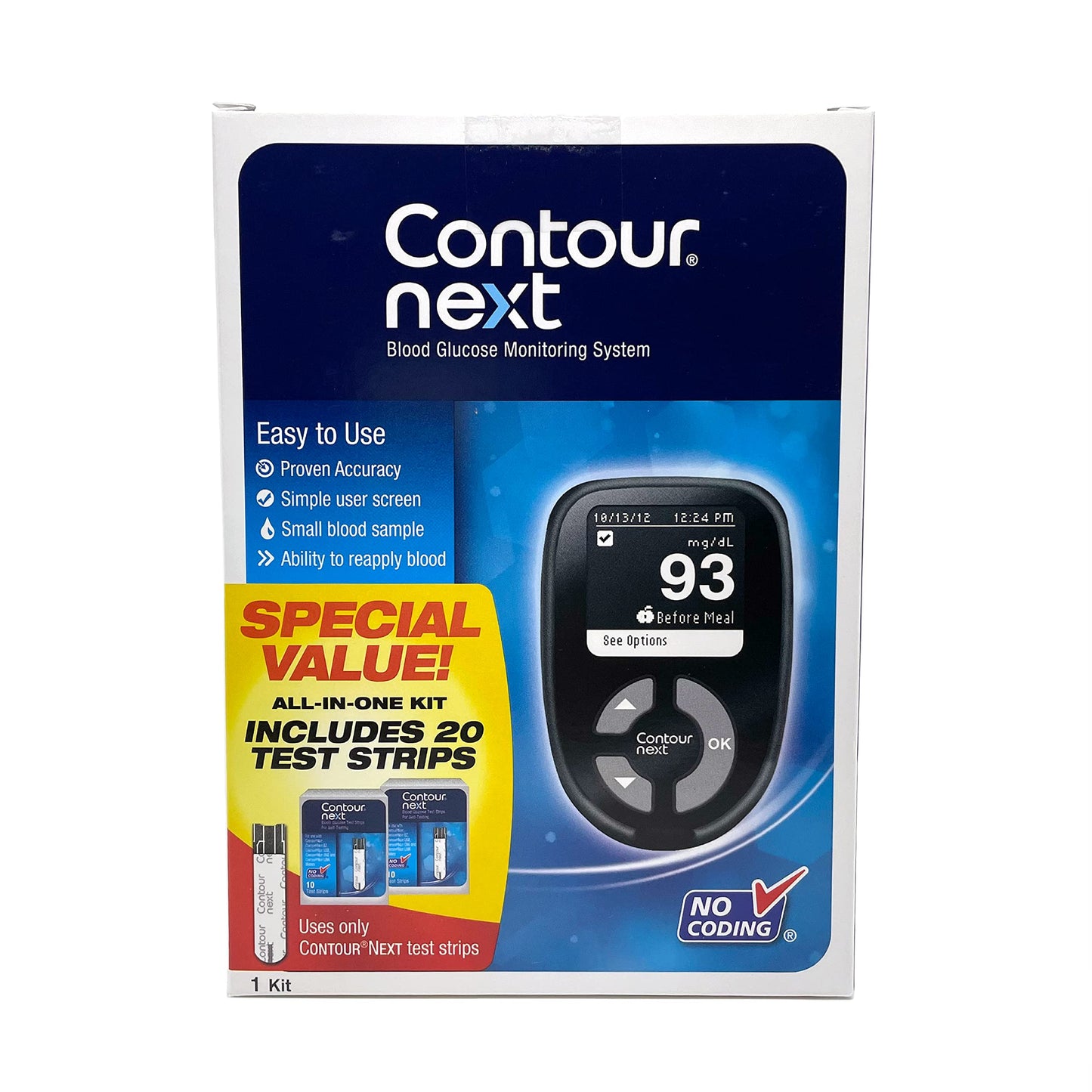 Ascensia Contour Next Blood Glucose Monitoring System – All-in-One Kit Heath SecretBuy Supplements Australia