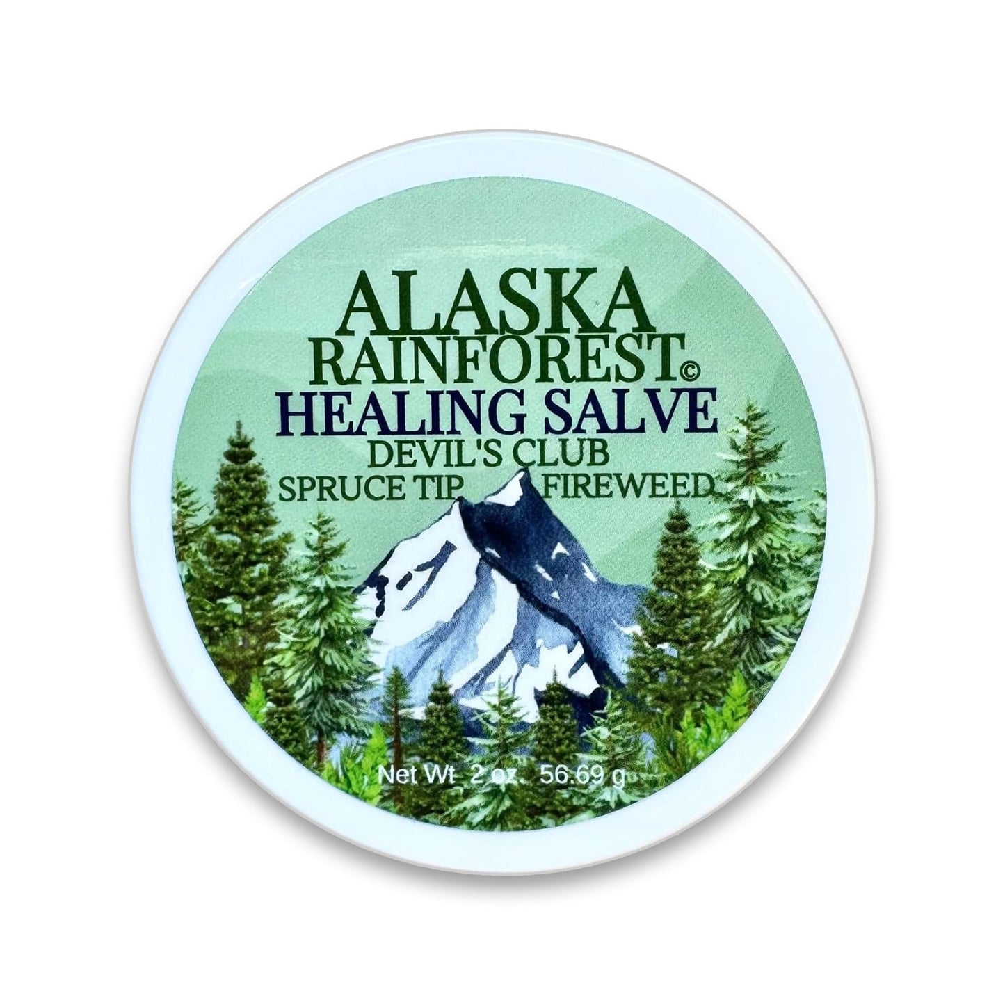 Snowy Summit Alaska Rainforest Salve - Herbal Salve for Dry Skin & Joint Relief - Natural Super Salve for Soothing Skin with Gentle Aroma - Body & Hand Salve - Muscle Rub with Alaskan Devil’s Club Oil Snowy SummitBuy Supplements Australia