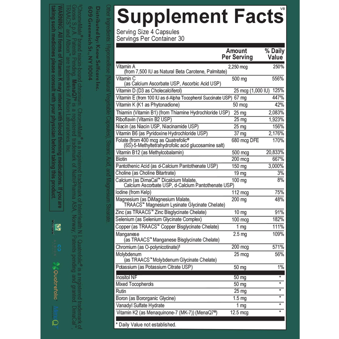 Veracity Multivitamin for Women - Vitamin B Complex, Magnesium, Calcium, Essential Vitamins Supplement, Trace Minerals for Metabolism, Energy, Immune Support & Cellular Detox VERACITY SELFCAREBuy Supplements Australia