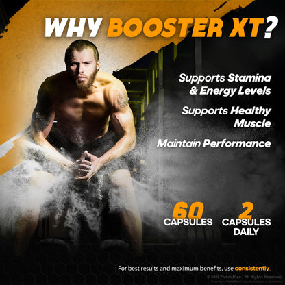 NutraRize Booster XT for Men, Male Enhancing Capsules, Premium Formula to Support Daily Energy & Peak Performance, Multivitamin Pills for Overall Health, BoosterXT Reviews (60 Capsules) NutraRizeBuy Supplements Australia