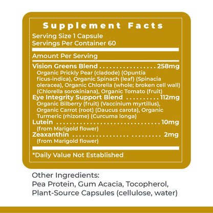 Premier Research Labs OcuVen - Lutein and Zeaxanthin Supplement, Eye Vitamins, Eye Health Supplements for Adults & Seniors, Vision Supplements, Macular Health, Eye Care - 60 Vegetarian Capsules Premier Research LabsBuy Supplements Australia