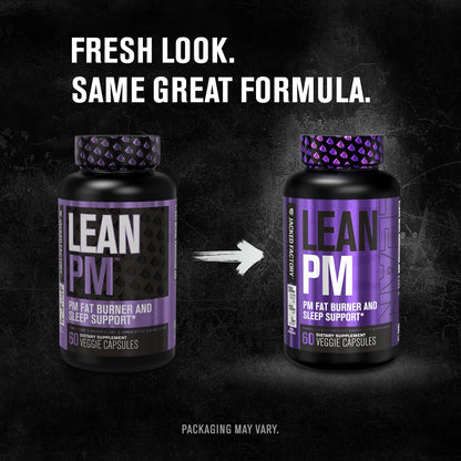 Jacked Factory Lean PM Night Time Fat Burner, Sleep Aid Supplement, & Appetite Suppressant Jacked FactoryBuy Supplements Australia