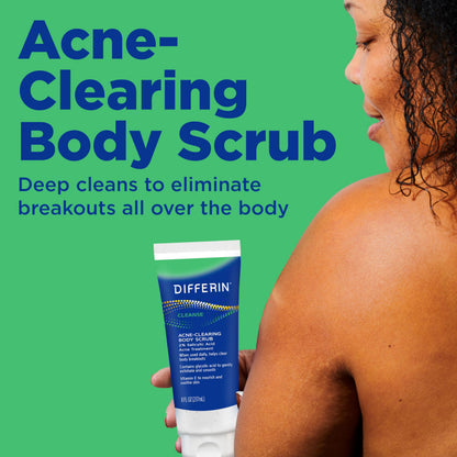 Differin Body Scrub with Salicylic Acid Acne Clearing Improves Tone and Texture Prone Skin DifferinBuy Supplements Australia