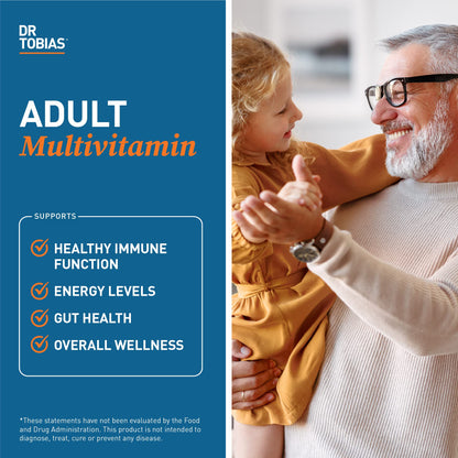 Dr. Tobias Adult Multivitamin for Women & Men, Immune Supporting Vitamins from 42 Fruits, Vegetables, Plus Probiotics, Vegan Multivitamins Dr. TobiasBuy Supplements Australia
