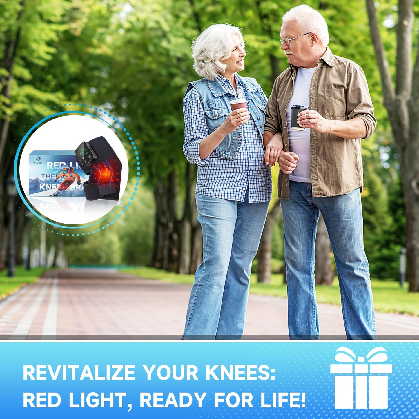 Red Light Therapy Knee Brace: Pain Relief Infrared Heating Pad 72 LED Heat Lamp Pain Relief AstarexinBuy Supplements Australia