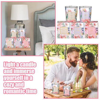 MTLEE 24 Pcs Candles for Home Scented Candle Gifts for Women Bulk 8 Long Lasting Aromatherapy Jar MTLEEBuy Supplements Australia