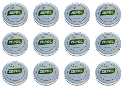 Zepol Original - Long-Lasting Topical Analgesic Ointment for Muscles, Joints, Backache, Sprains, and Strains - Pack of 12 Cans, 0.35 oz Each ZepolBuy Supplements Australia