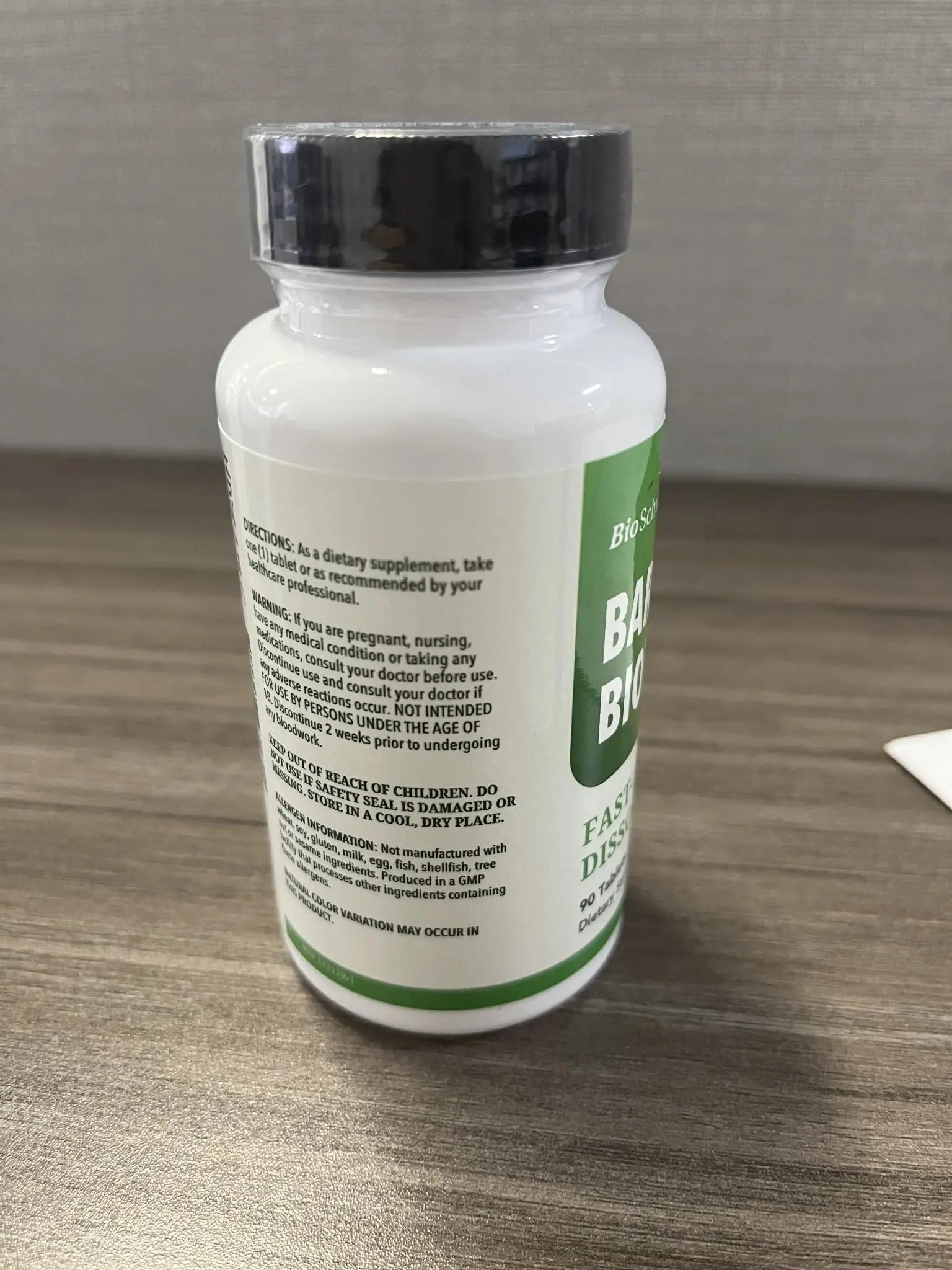 BioSchwartz Bariatric Biotin Chewable Tablets - 5500mcg Biotin per Serving - Green Apple Flavor, 3 Month Supply - Sugar-Free Hair Skin Nails Vitamins BioSchwartz