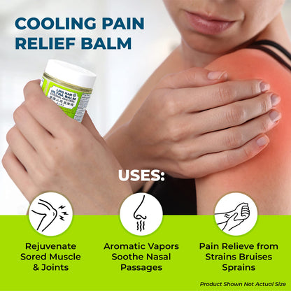 Ling Nam Ultra Balm External Analgesic, for Cooling Pain Relief Simple Backache Arthritis Strains Bruises Sprain, Muscle Pain, Muscle Soreness, 0.7oz/19.8g (Pack of 6) Ling NamBuy Supplements Australia