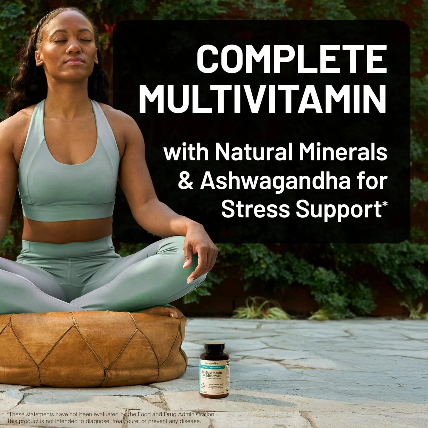 NatureWise [1 Multivitamin for Women Stress Support & Natural Minerals - 60 Capsules[30-Day Supply] + [1] Vitamin D3 5000iu + Organic Olive Oil - 30 Mini Softgels[30-Day Supply] NatureWiseBuy Supplements Australia