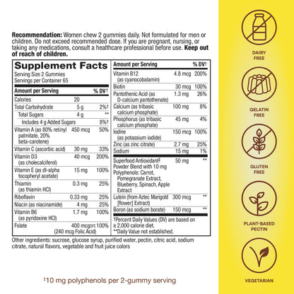Nature's Way Alive! Women's 50+ Daily Gummy Multivitamins, Women's Supplements, Supports Healthy Heart, Brain & Bones Nature's WayBuy Supplements Australia