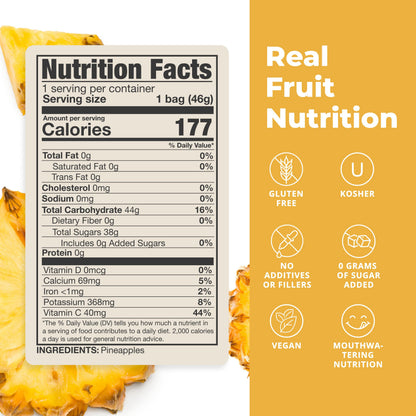 Balance of Nature Freeze-Dried Pineapples (5 Pack) – 100% Real Fruit, Crunchy Pineapple Slices, Healthy Snack, Mouthwatering Nutrition, Gluten-Free, Vegan, No Sugar Added, Five 1.6 oz Bags Balance of NatureBuy Supplements Australia