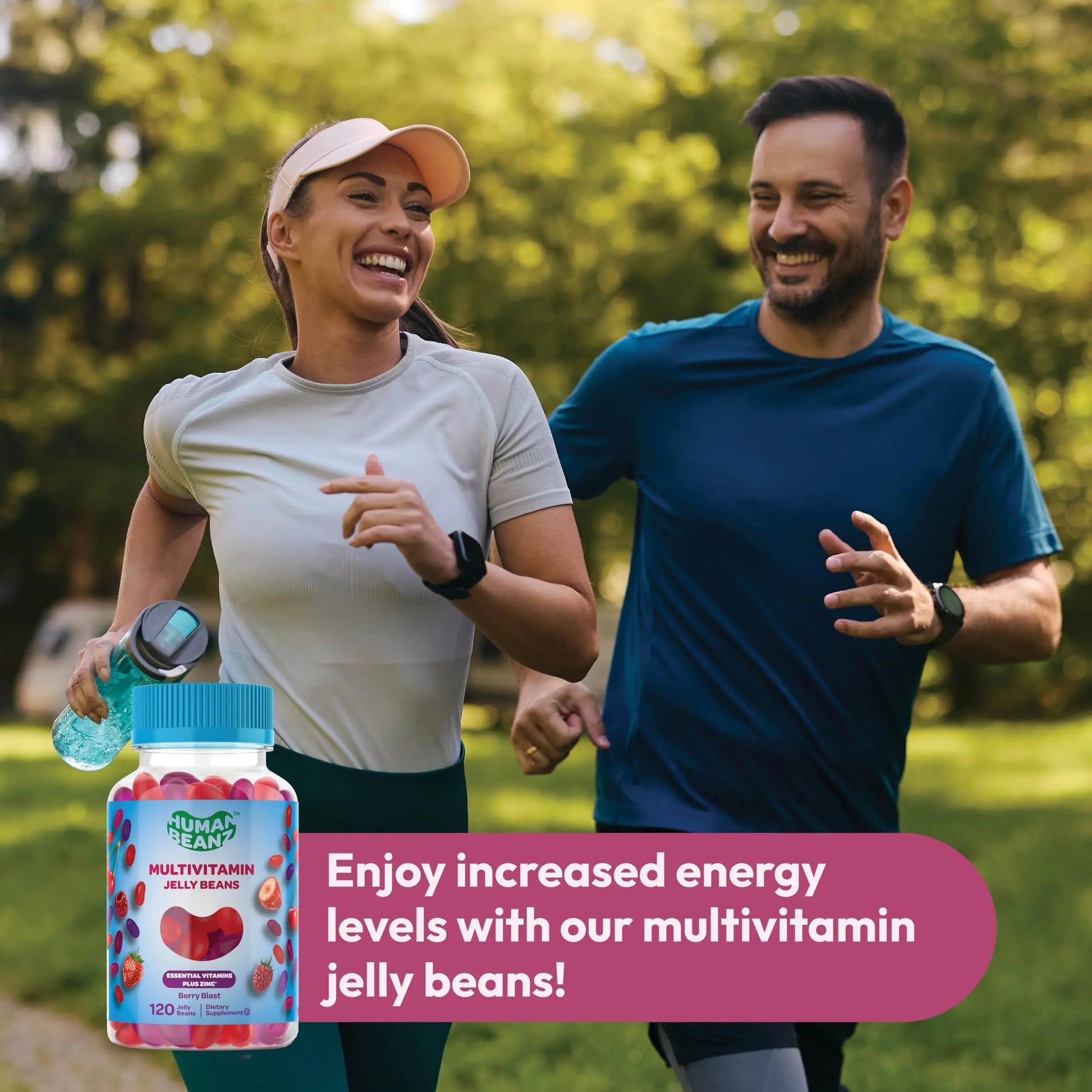 Human Beanz Multivitamin Jelly Bean Gummies with Zinc for Men and Women, Immune Support Dietary Supplements for Adults, Vegetarian Human BeanzBuy Supplements Australia