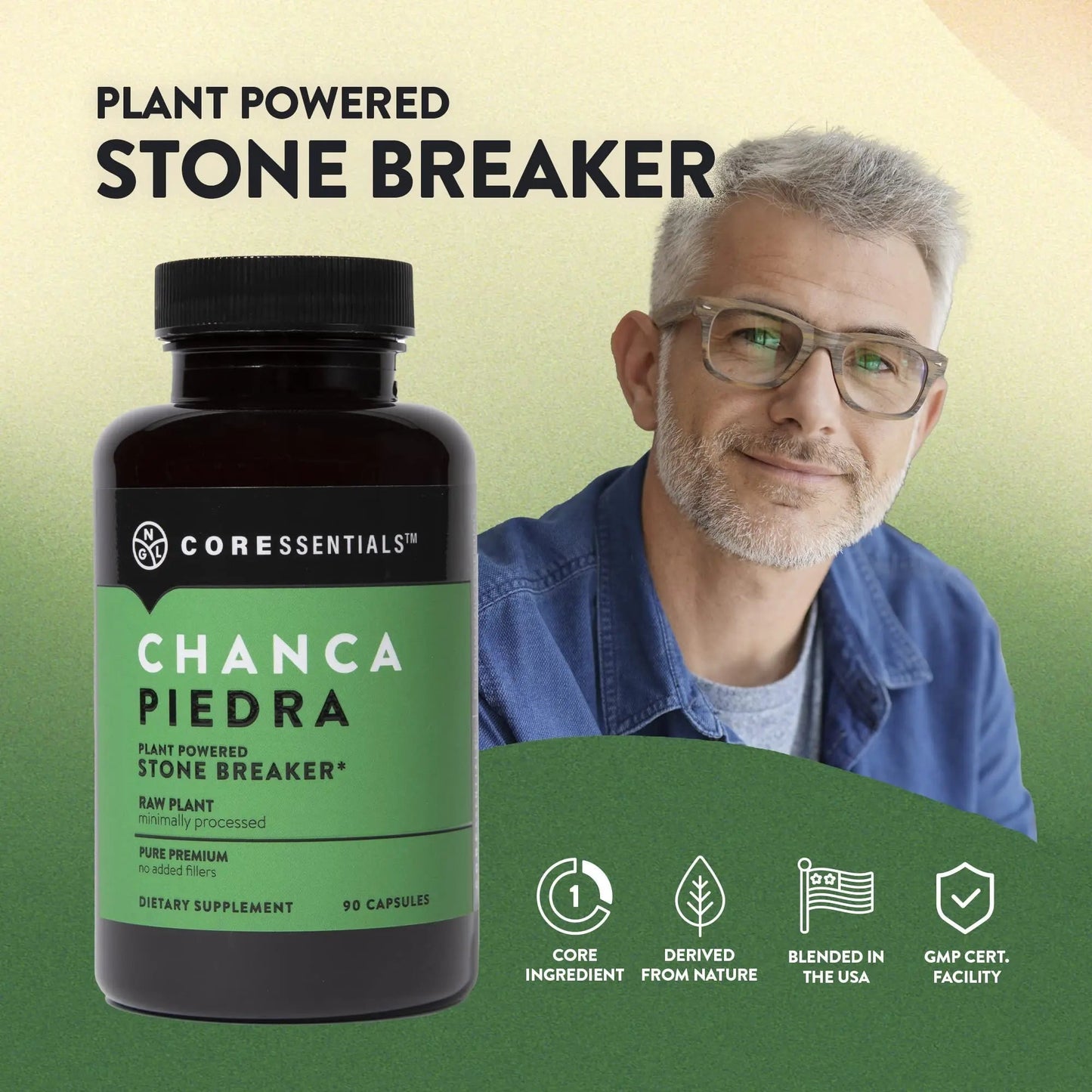 NGL Chanca Piedra Pure Stone Breaker 1,300mg - Kidney, Renal, Gallbladder Support Phyllanthus niruri - All Natural Herbal Detox Urinary Tract, Removes Impurities - 90 Capsules NGLBuy Supplements Australia