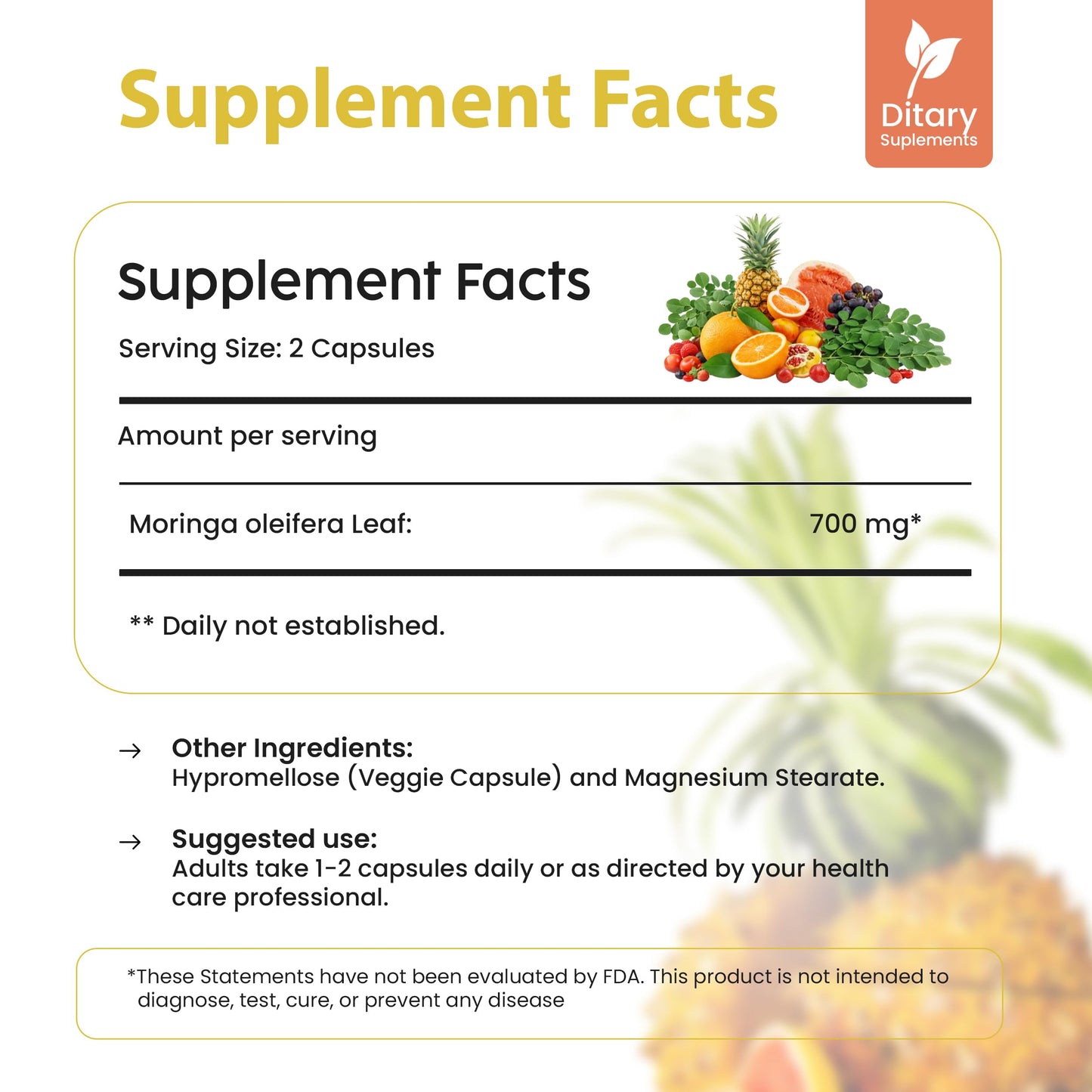 Bella All Natural Moringa Capsules 60 Count - Moringa Oleifera Leaf Supplement with Pomegranate & Elderberry Flavor, Pure Organic Moringa Capsules for Immune, Energy & Skin Health Support Bella All NaturalBuy Supplements Australia