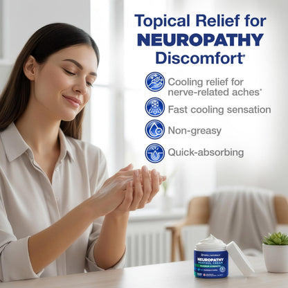 Owell Naturals Neuropathy Cream Extra Strength – Fast Absorbing Cooling for Leg, Feet & Hands – Advanced Soothing Formula with Aloe Vera, Arnica, MSM & Vitamin B6 – Made in USA, 2 fl oz Owell NaturalsBuy Supplements Australia