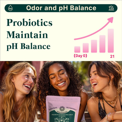 Zontixyrl Premium Feminine Balance Gummies Women - Pineapple Gummies for Women pH Probiotic and Immune Support Vegan Gluten Free 60 Gummies 30 Servings ZontixyrlBuy Supplements Australia
