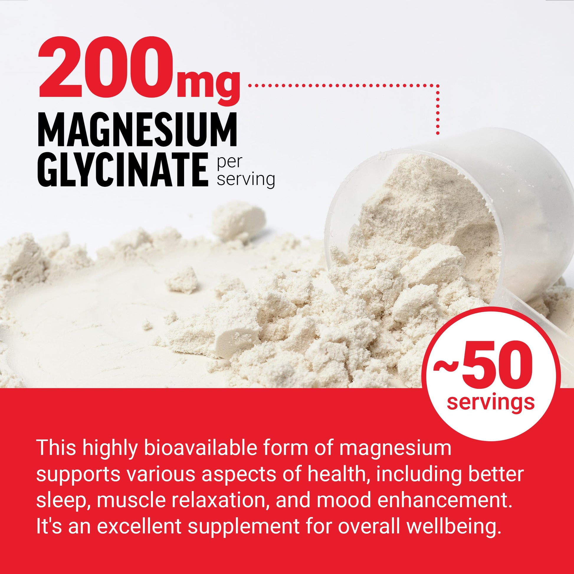 Force Factor Magnesium Glycinate 200mg, Magnesium Supplement for Women and Men to Support Sleep, Muscle Relaxation, and Mood, High Absorption, Vegan, 50 Servings Force FactorBuy Supplements Australia