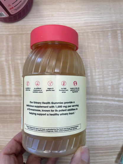nixit Urinary Tract Health Gummies | 1,000mg D-Mannose | Yuzu & Ginger Flavor | Urinary & Bladder Support Supplement | Aids in Urinary Tract Support | Vegan, Non-GMO & Gluten-Free (60 Gummies) nixitBuy Supplements Australia