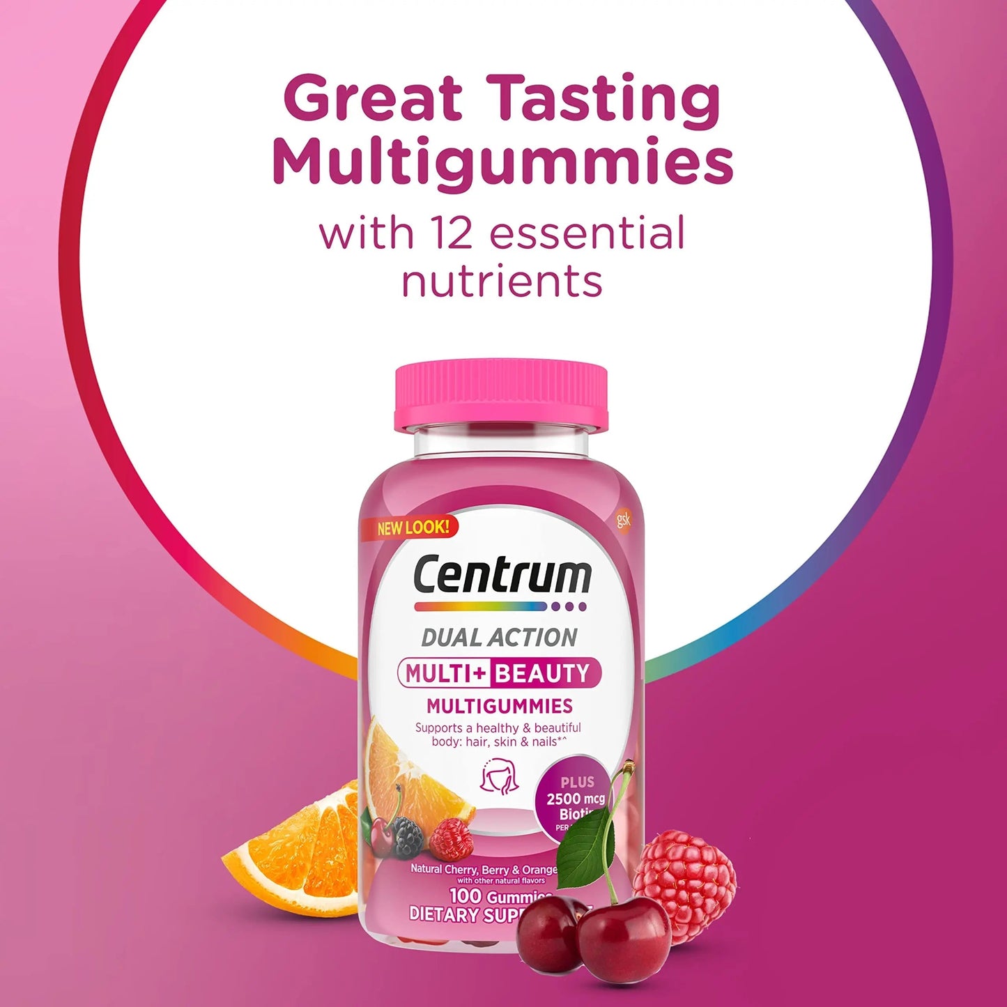 Centrum Multivitamin Gummy, 100 Count (Pack of 1) CentrumBuy Supplements Australia