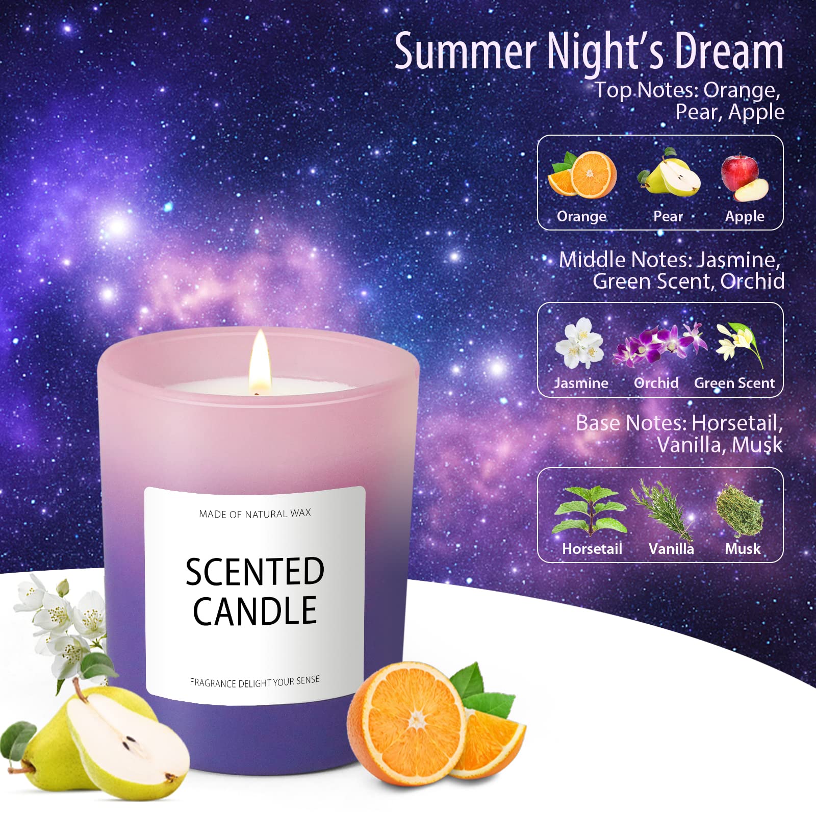 Candles, Scented Candles, Candles for Home Scented, Scented Candle Gift Set for Women STRNBuy Supplements Australia