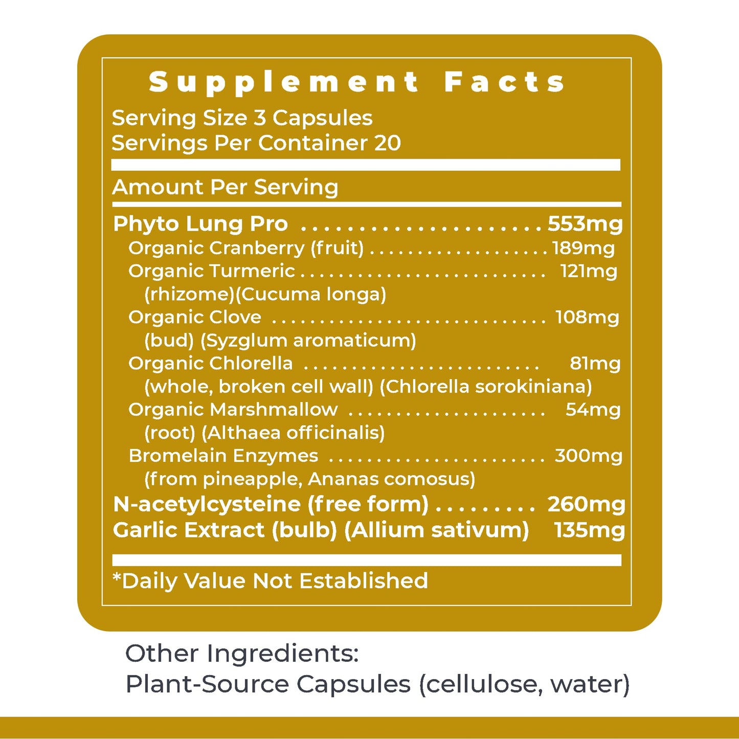 Premier Research Labs PneumoVen - Lung Support Supplement w/Bromelain & NAC, Lung Health Support Vitamins, Lung Cleanse - 60 Capsules Premier Research LabsBuy Supplements Australia
