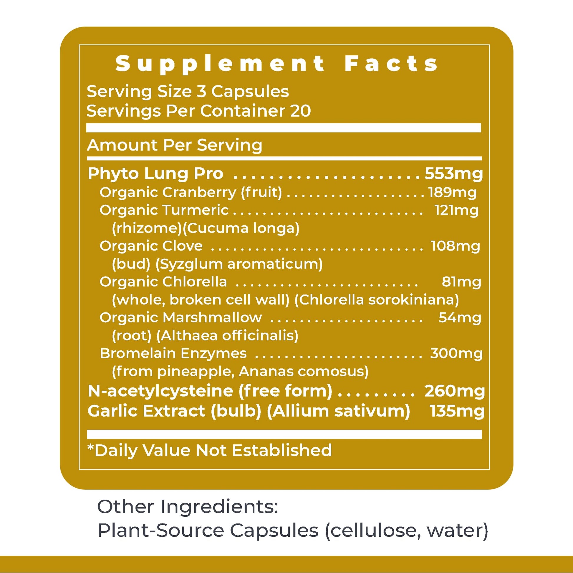 Premier Research Labs PneumoVen - Lung Support Supplement w/Bromelain & NAC, Lung Health Support Vitamins, Lung Cleanse - 60 Capsules Premier Research LabsBuy Supplements Australia
