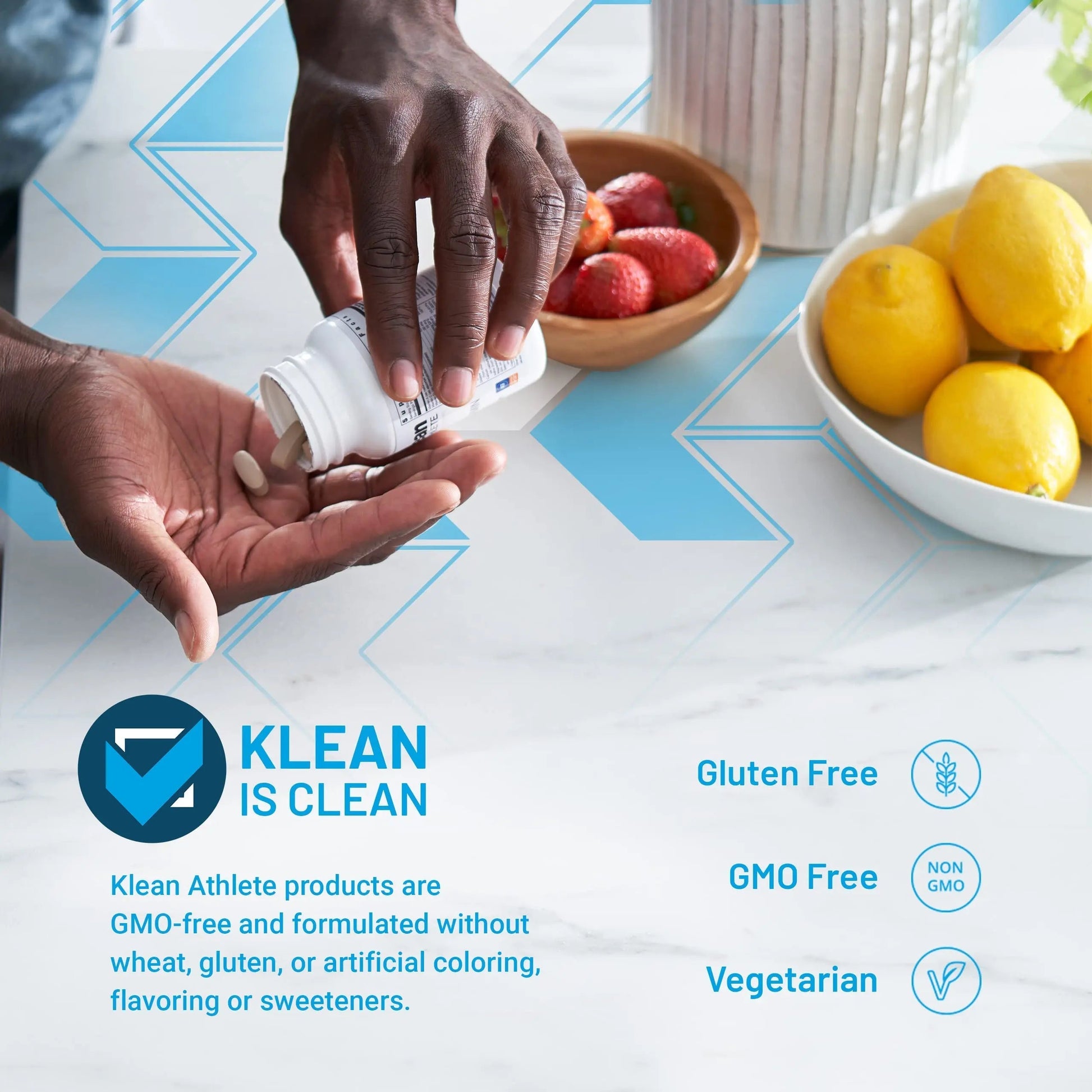 Klean Athlete Klean Multivitamin - Essential Nutrients & Antioxidants for Optimal Health - NSF Certified for Sport - 60 Tablets Klean AthleteBuy Supplements Australia