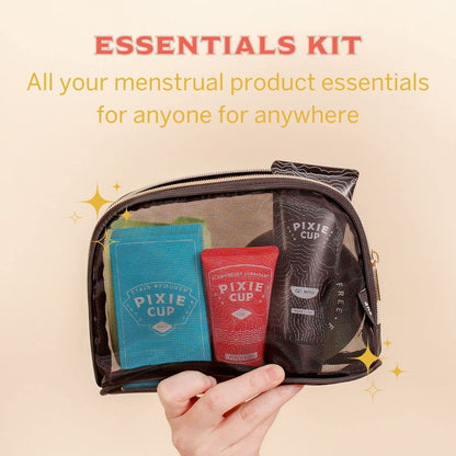 Pixie Cup Menstrual Cup Cleaner Kit - Sterilizer Wash, Public Restroom Carry Cup, 20 Wipes Pixie CupBuy Supplements Australia