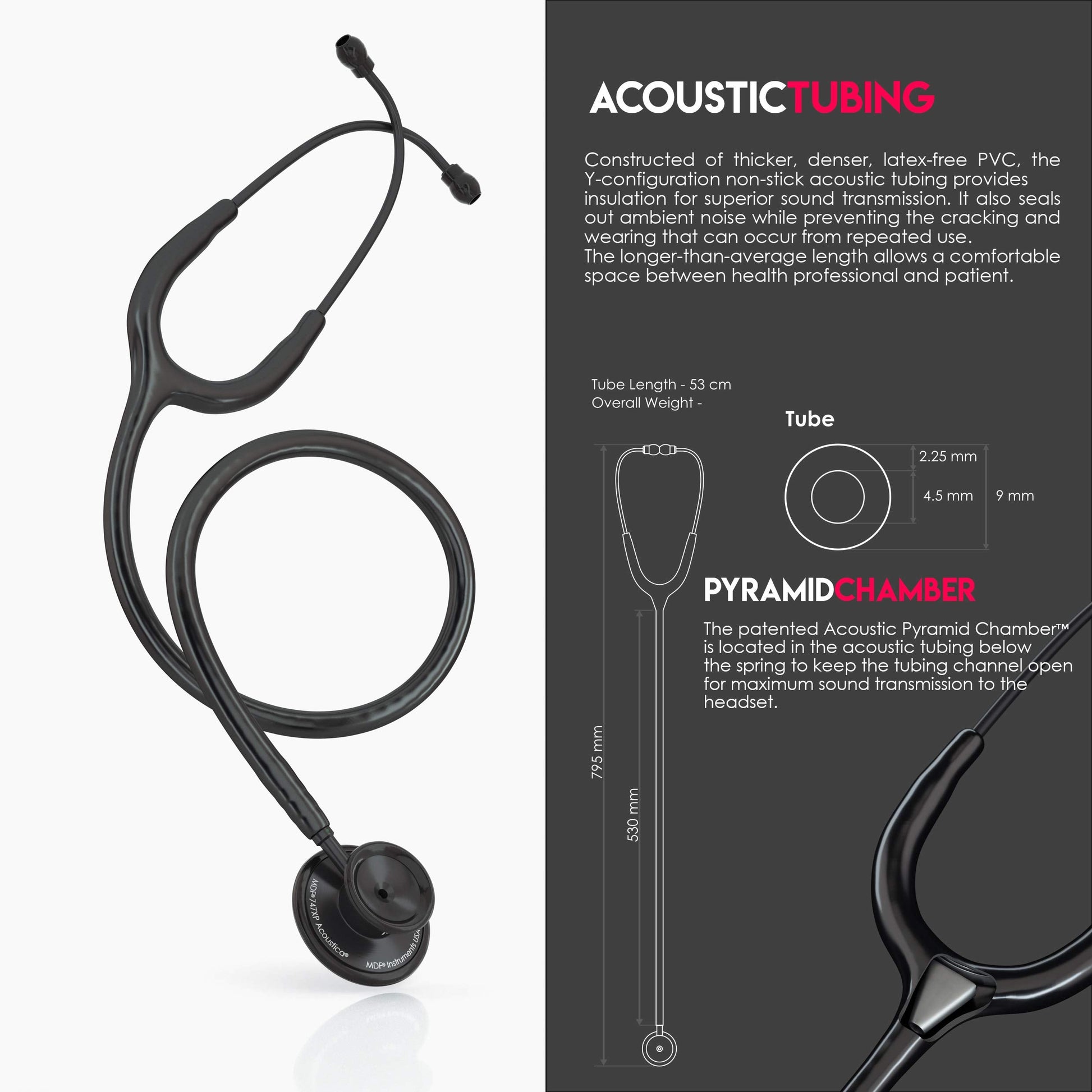 MDF Acoustica Lightweight Stethoscope for Doctors, Nurses, Students MDF InstrumentsBuy Supplements Australia
