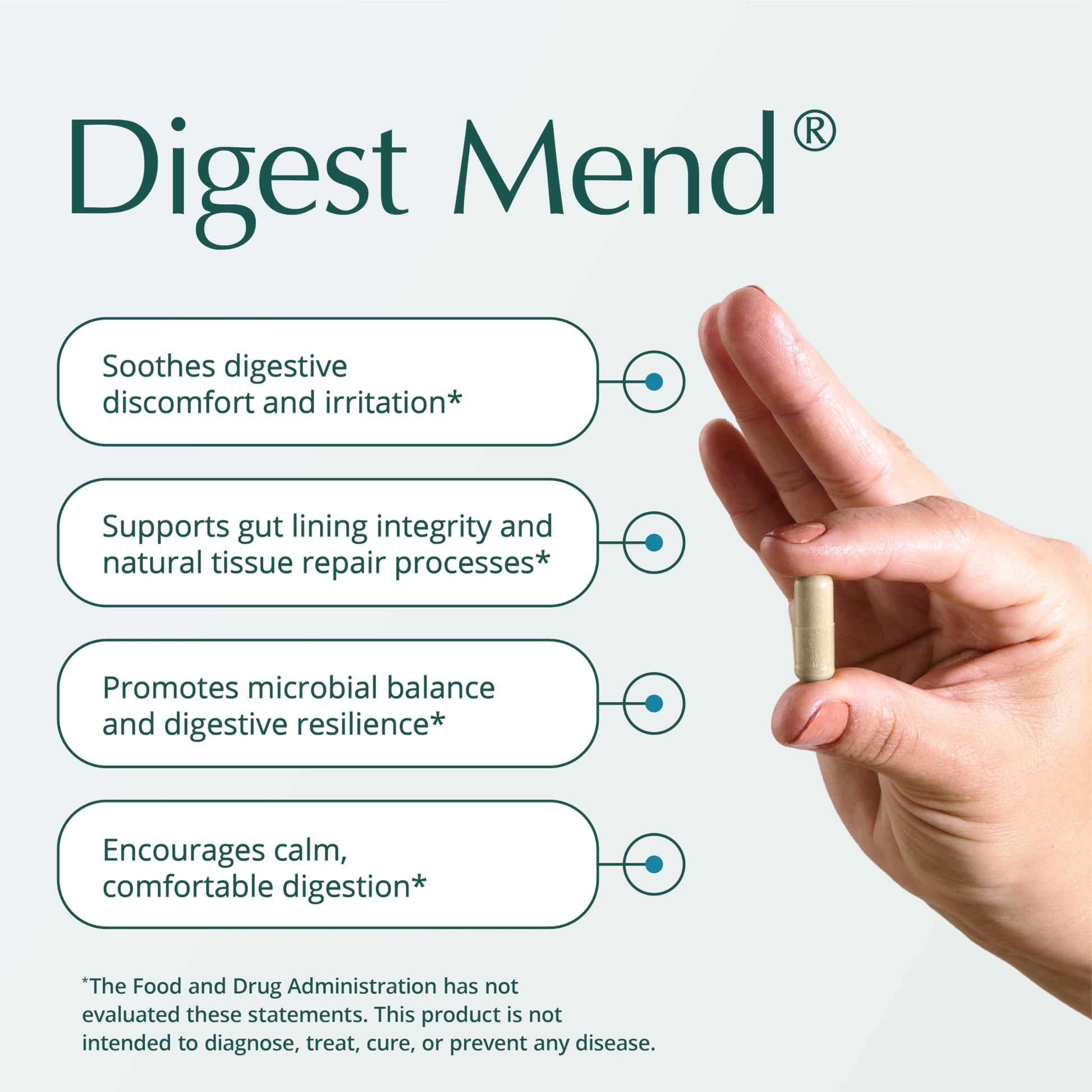 Natura Health Products Digest Mend Supplement - Encourages Healthy gastric microboime* - Featuring Deglycyrrhizinated Licorice (DGL), Aloe Vera, Marshmallow, Mastic Gum, & Chamomile (180 Capsules) Natura Health ProductsBuy Supplements Australia