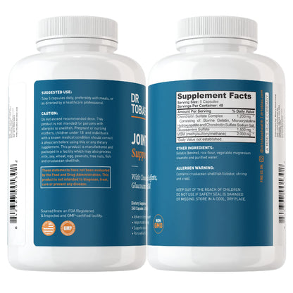 Dr. Tobias AKG Supplement & Joint Support Supplement - Supports Energy, Muscles, Cartilage & Joint Health, Non-GMO Dr. TobiasBuy Supplements Australia
