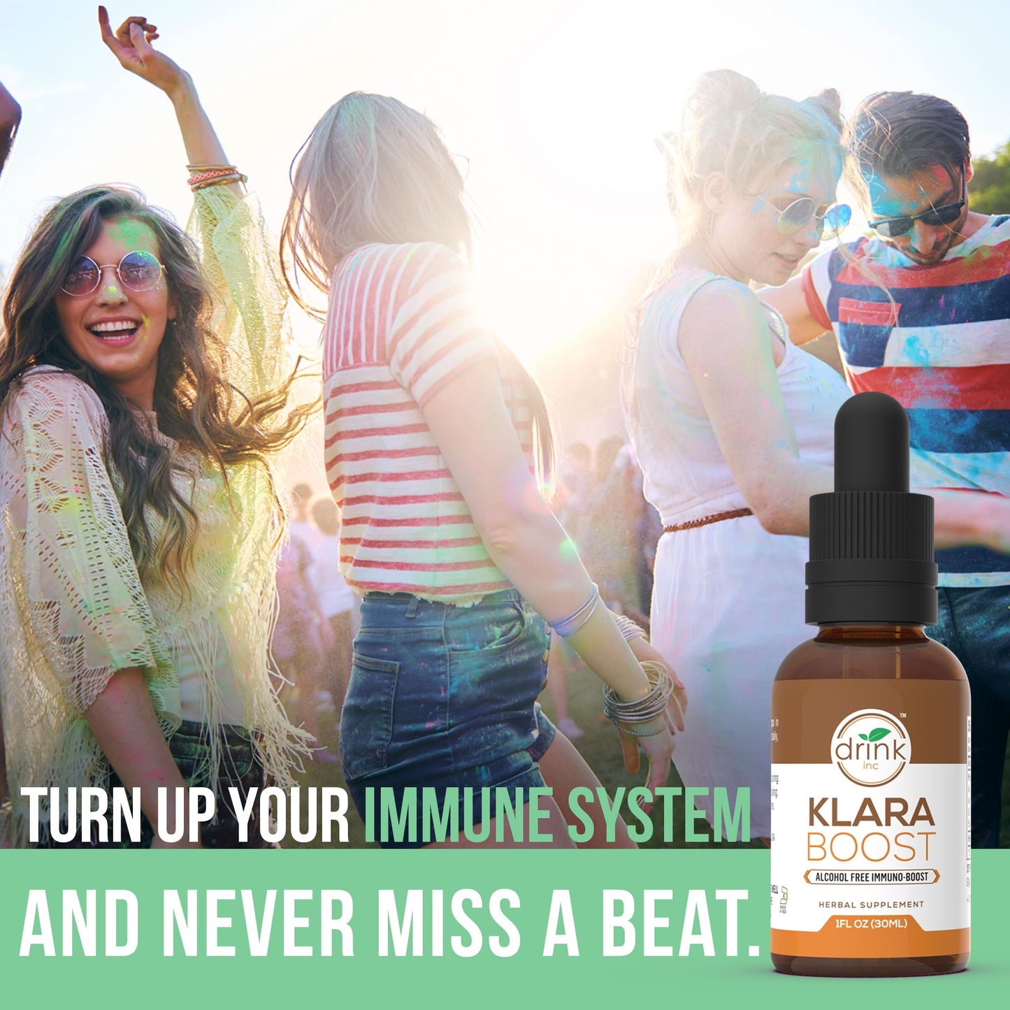 Drink Inc Klara Boost Alcohol Free Immuno-Boost | 30ML Herbal Supplement Drink IncBuy Supplements Australia