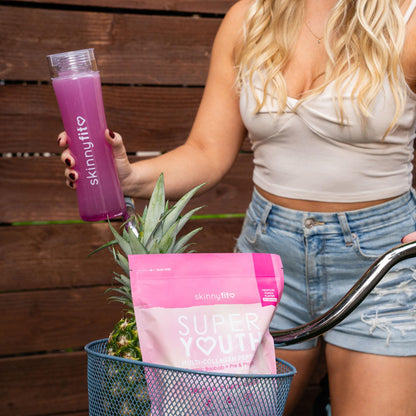 SkinnyFit Super Youth Tropical Punch Multi-Collagen Peptides + Probiotics, Baobab Fiber SkinnyFitBuy Supplements Australia
