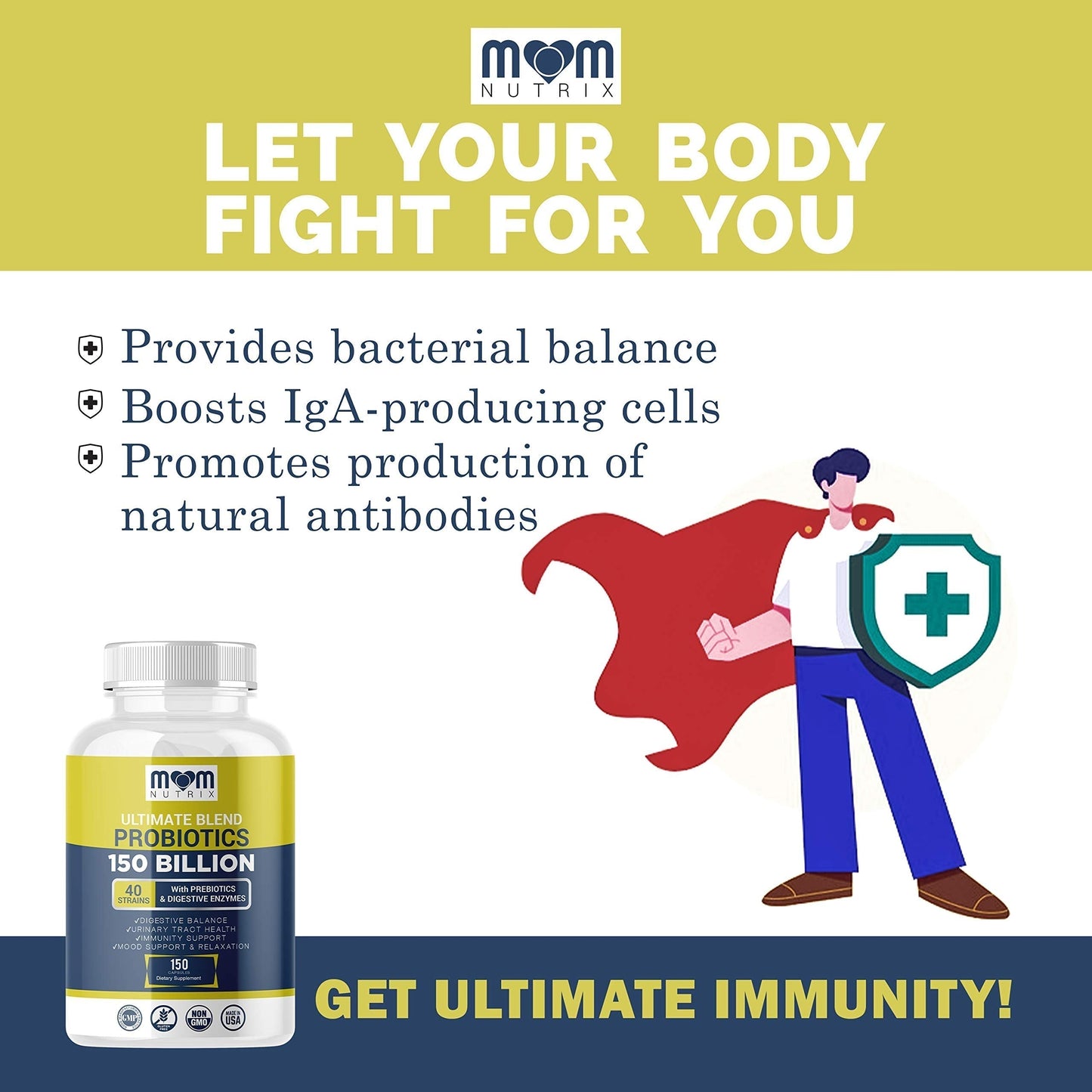 Probiotics 150 Billion CFU - 40 Strain Probiotics for Women, Probiotics for Men and Adults Dr. JOEL'SBuy Supplements Australia