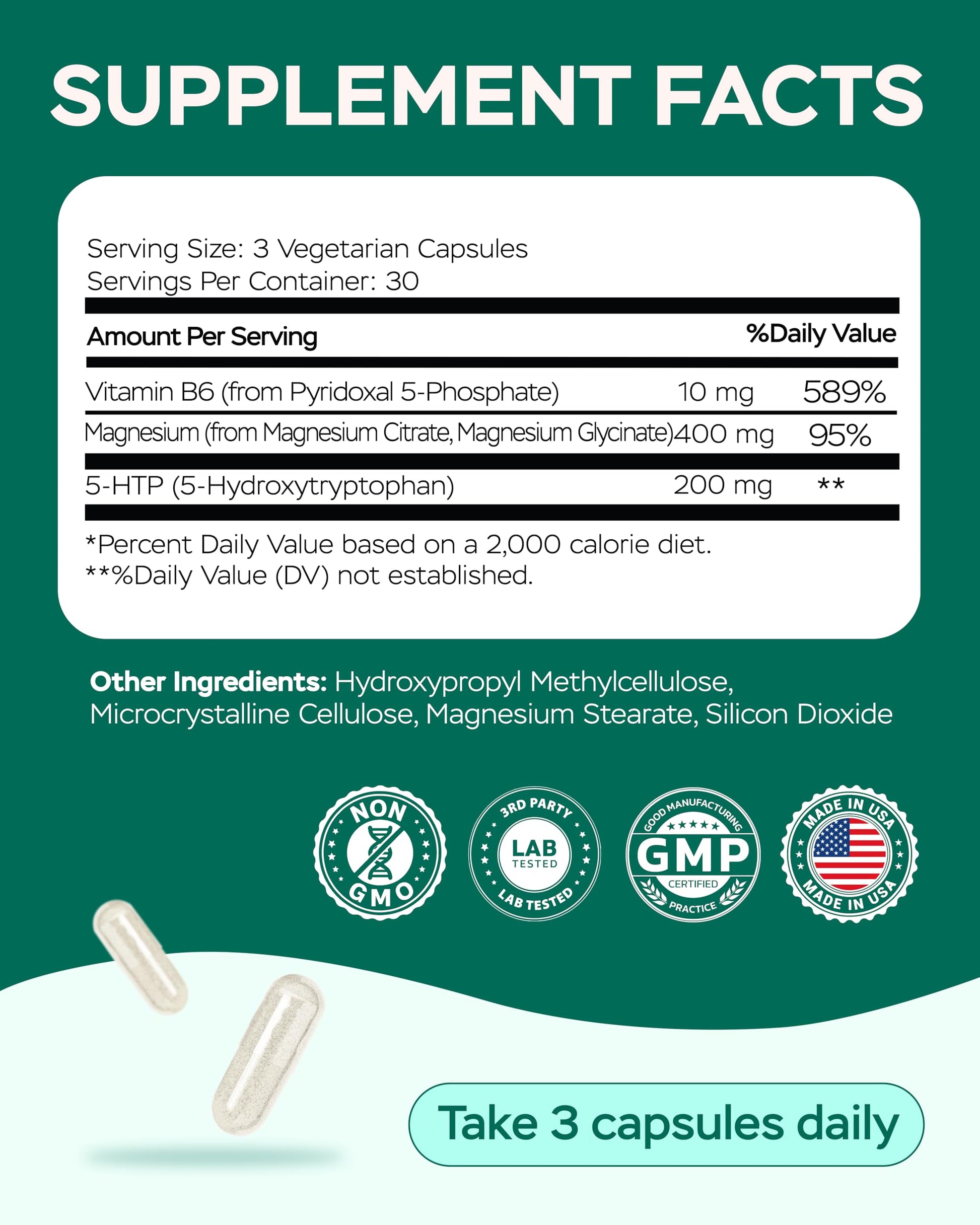 Magnesium Complex for Women – Magnesium for Sleep, Advanced 610mg with Glycinate, Citrate & Vitamin B6 for 3X Absorption + 5-HTP – Supports Sleep, Relaxation, Nerve, Muscle, Bone & Energy Health 4Well ProductsBuy Supplements Australia