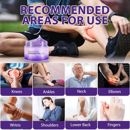 Soothing Massage Gel - Joint Massage Purple Gel, Natural Ingredients & Fast-Absorbing for Soothing Joint, Shoulder, Knee, Back & Muscle Stiffness GTZSXNPBuy Supplements Australia