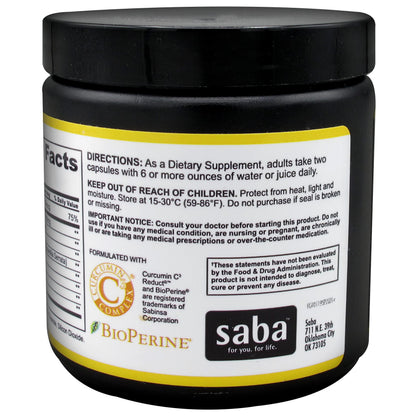 Saba Platinum Joint Support – High Absorption Curcumin C3 Reduct & Boswellia – Fast Acting Turmeric Supplement for Joint Pain Relief, Mobility & Healthy Inflammation Response – 60 Vegan Capsules SabaBuy Supplements Australia