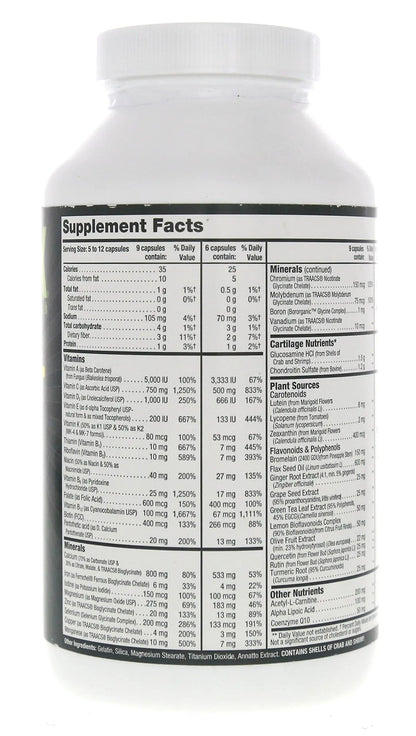 Nutriex Sport Comprehensive Multivitamin Supplement with Glucosamine & Chondroitin 270 Capsules NutriexBuy Supplements Australia